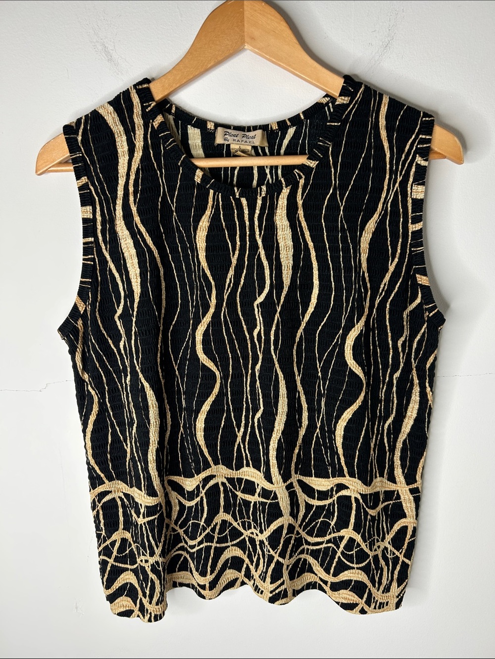 Vintage “Pleat Pleat” by Rafael top
